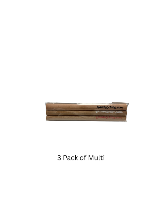 1 Case 3 Multi Pack Poly Bag Graphite, Red, Silver