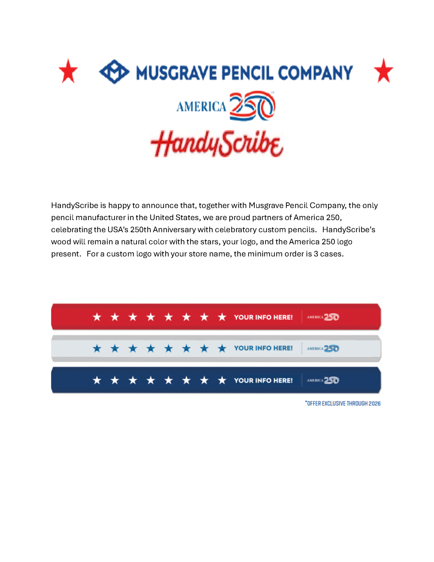 2 Case Multi: America 250 with Custom Logo